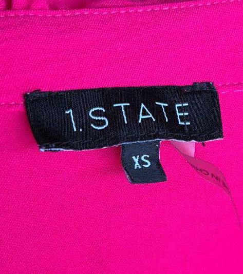 1. State Hot Pink Long Sleeve Dress