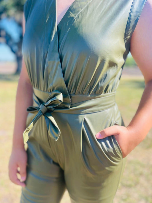 Rock out green jumper