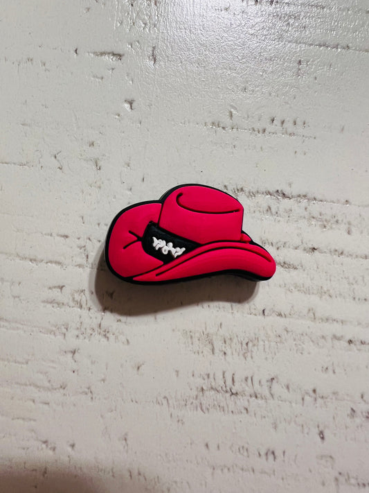 Shoe Charms Hot Punk Cowgirl Hat