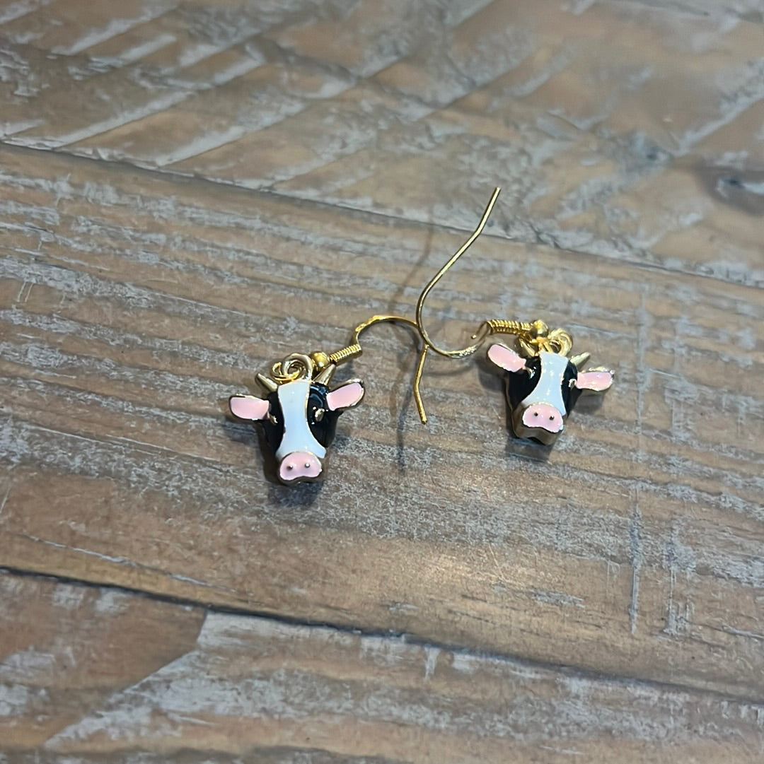Cow earrings