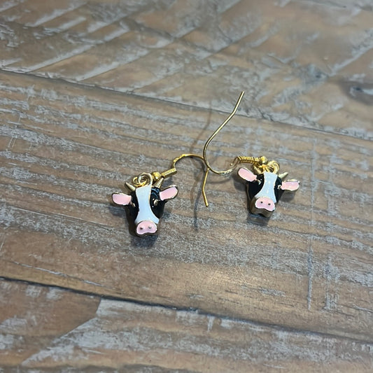 Cow earrings