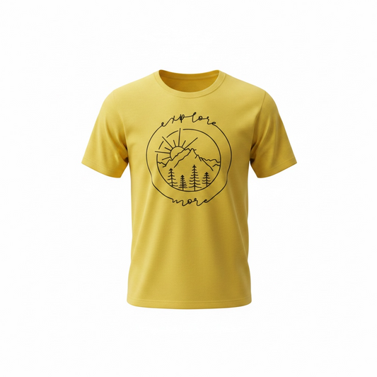 Explore More yellow Tshirt