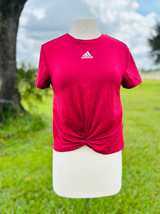 Adidas Burgundy athletic top