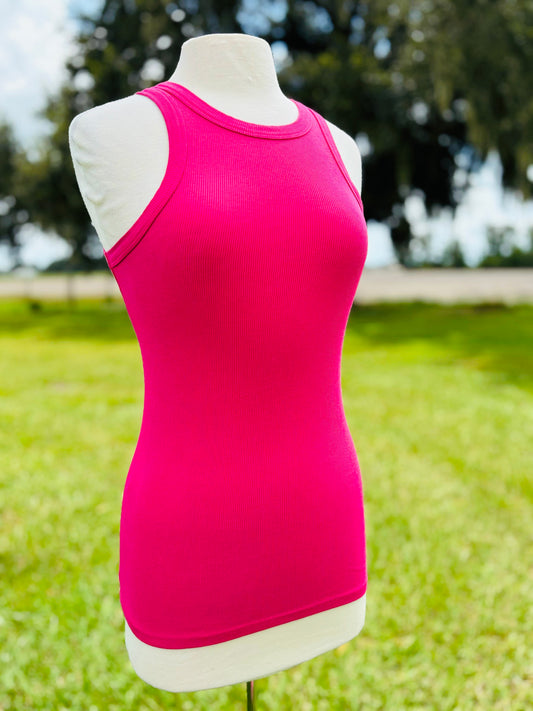 Pink tank top