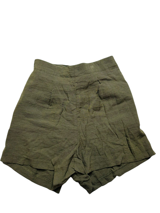 Cisano green paper bag shorts