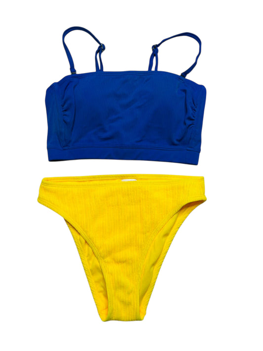 Blue and Yellow bikini swimsuit