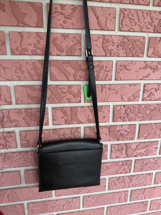 61102 Black leather bag