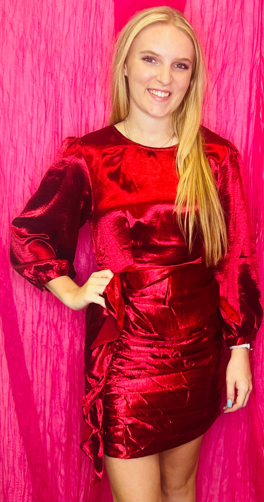 Red stunner dress