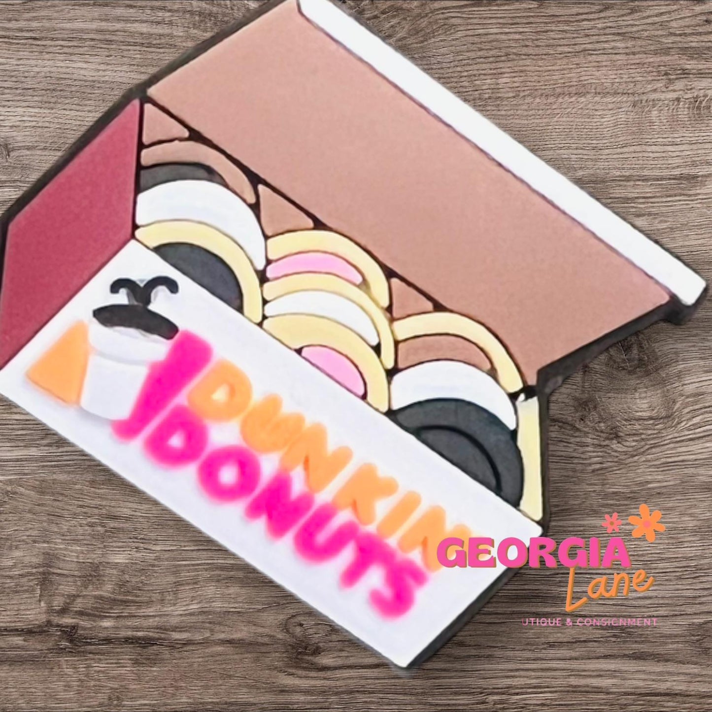 Dozen donuts shoe charm