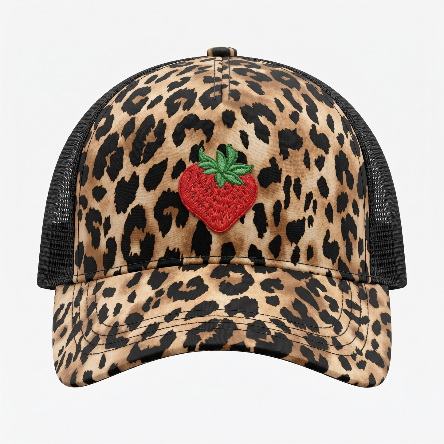 Cheetah Strawberry hat ￼