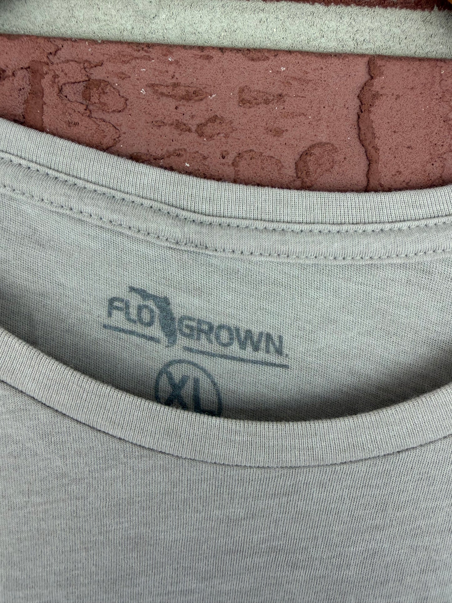 Flo Grown grey touch down cropped Tshirt