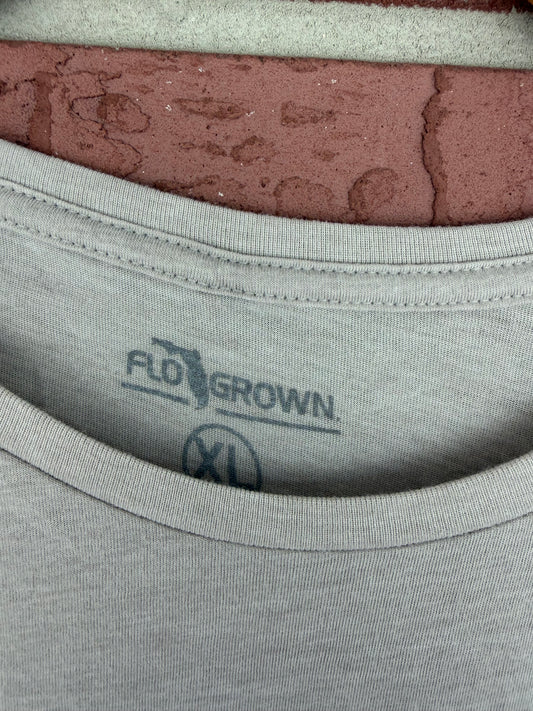 Flo Grown grey touch down cropped Tshirt