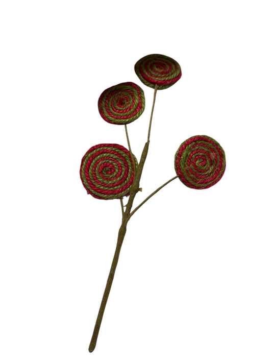 Red and Green tree decor