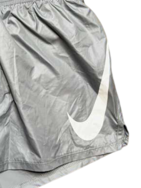 Nike silver running shorts