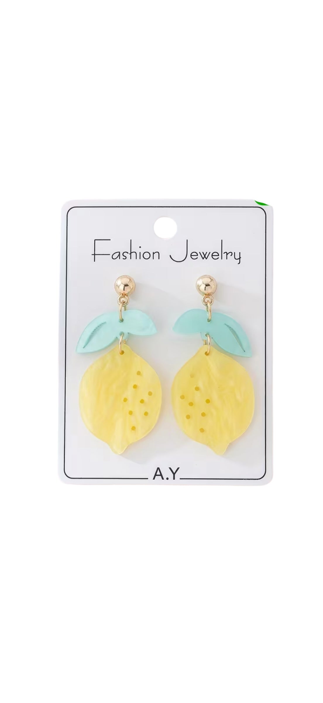 Lemon earrings