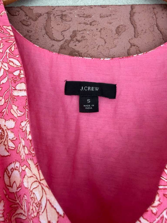 4008 J. Crew pink floral top