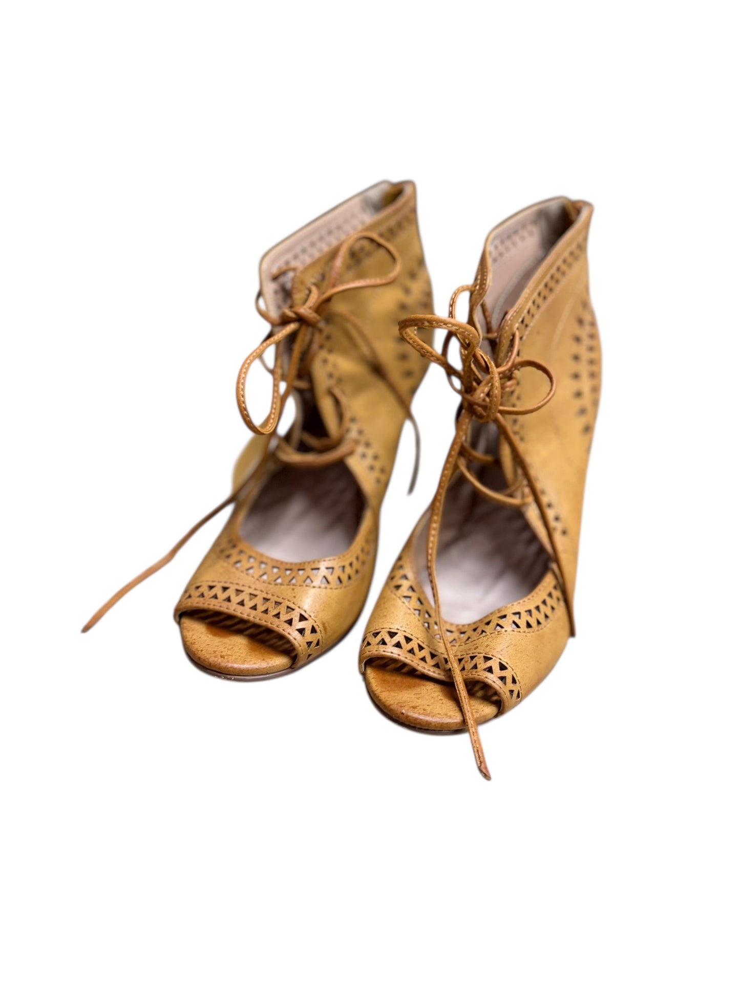 Tye Wedge heels tan