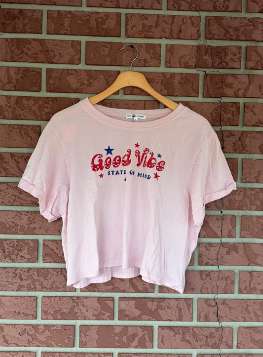 Good Vibes Pink Tee