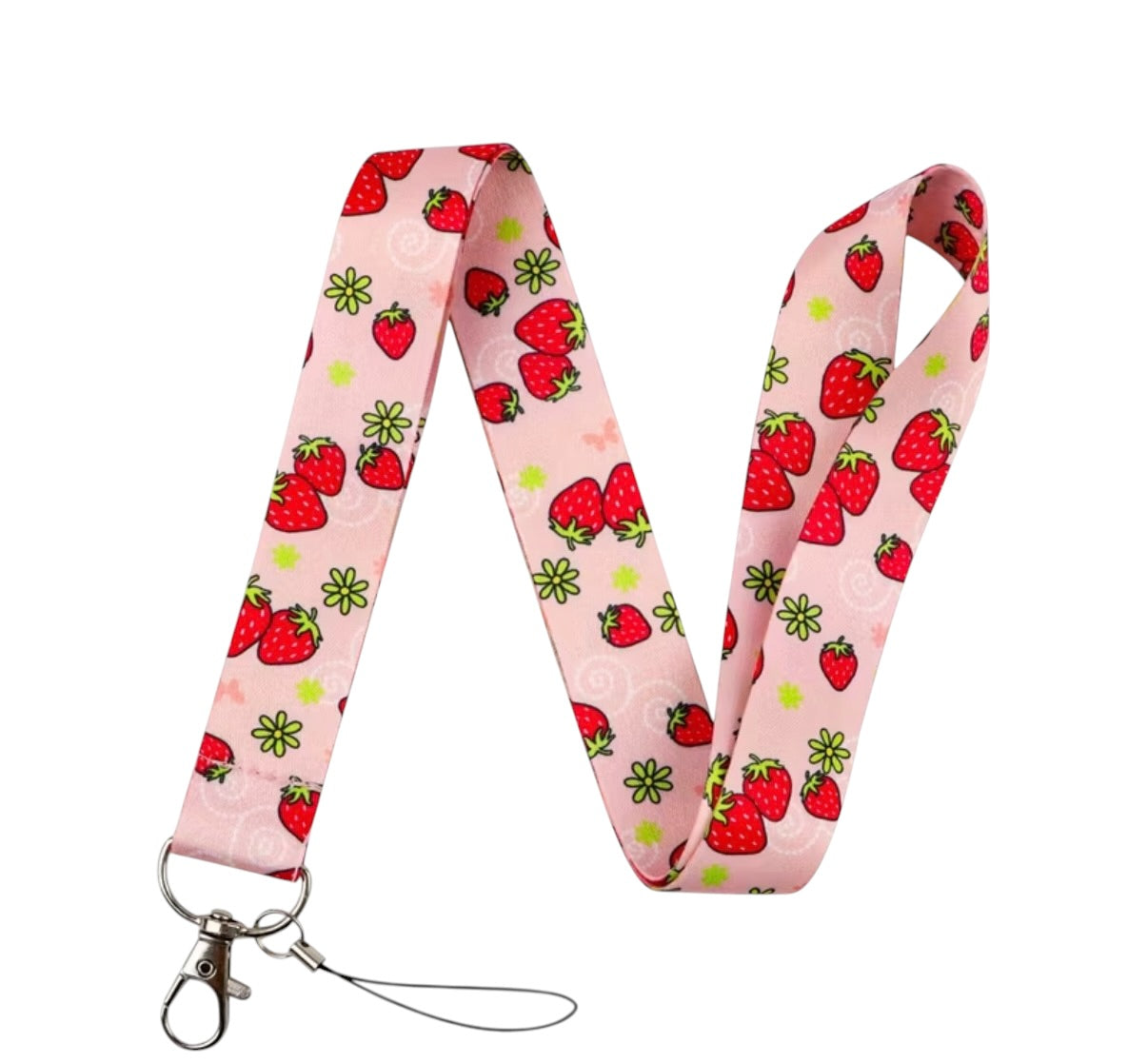 Strawberry lanyard