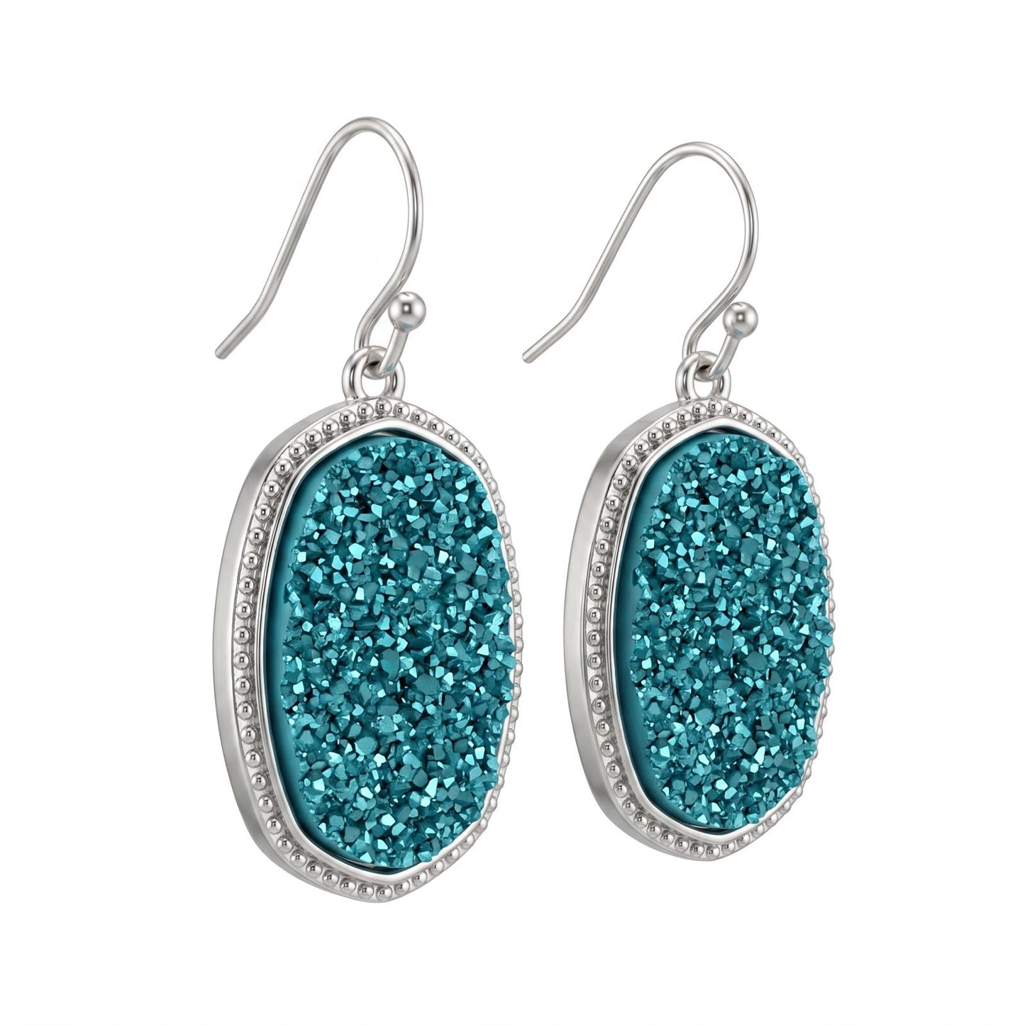 Teal Sparkle Earrings