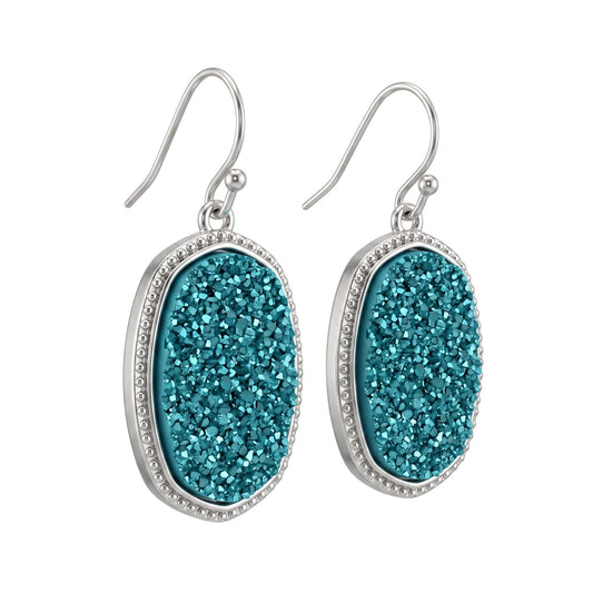 Teal Sparkle Earrings