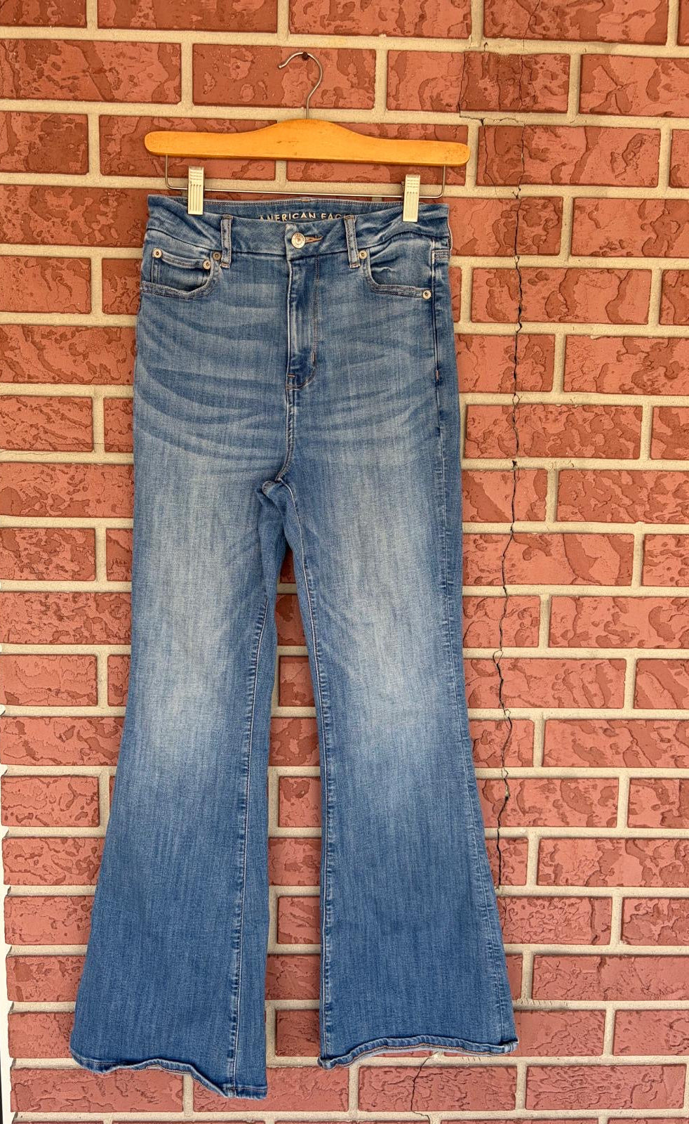 American Eagle Medium Wash Flare Jeans