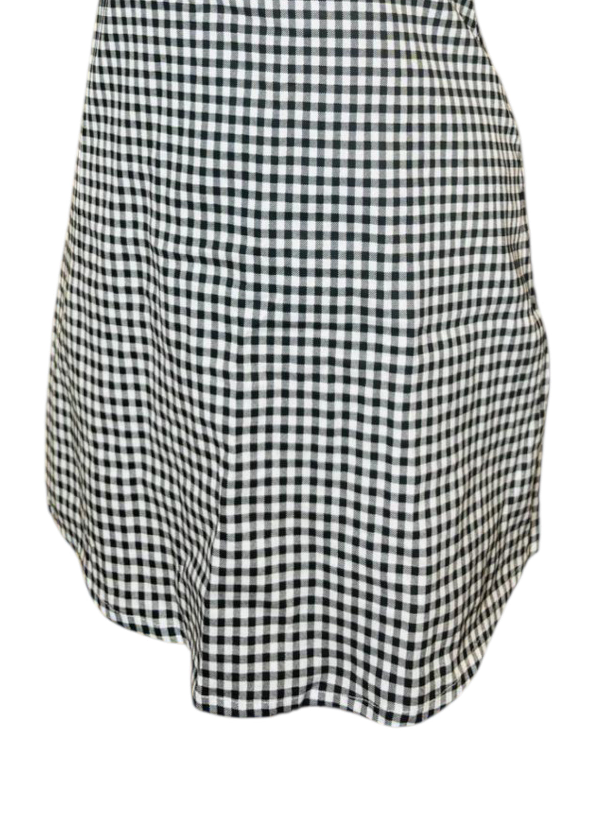 Zaful gingham black and white dress