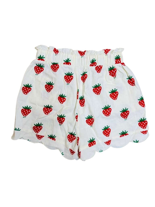 Strawberry high waisted shorts