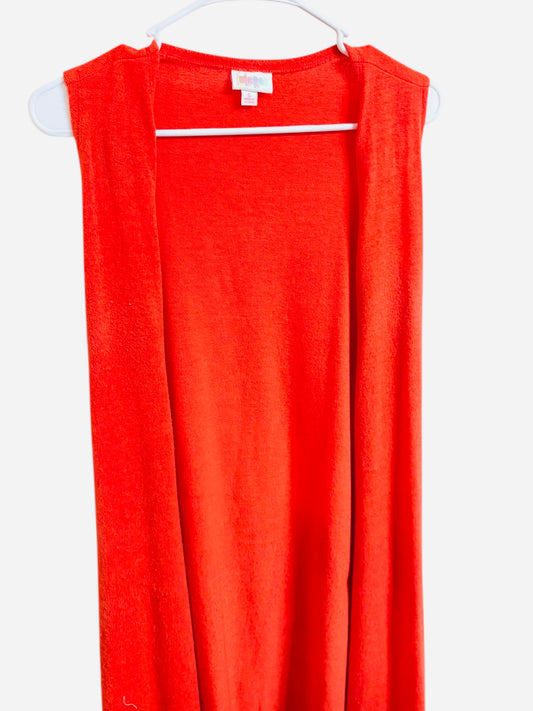 82 Lularoe orange maxi cardigan