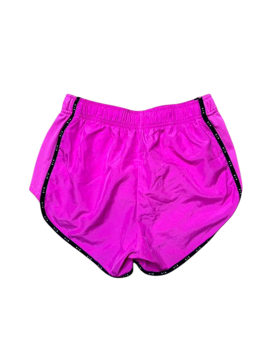 Nike fushia athletic shorts with black trim