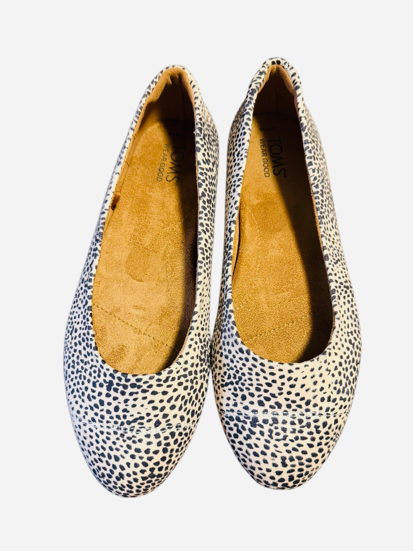 Tom’s Speckled print slip ons