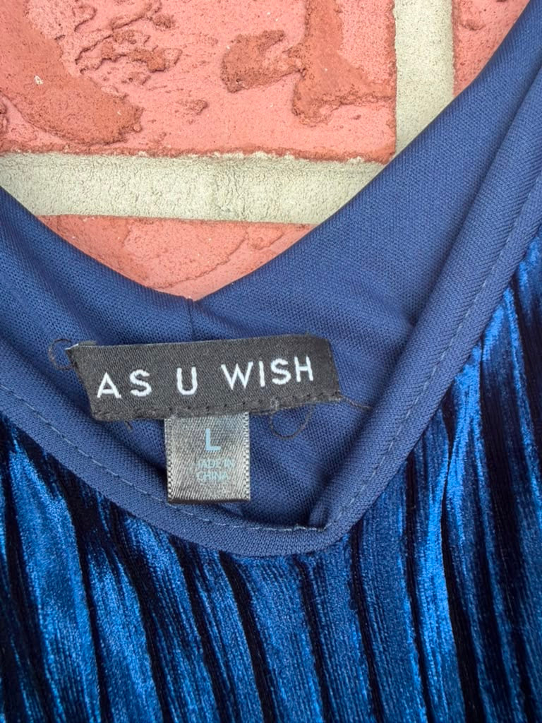 As U Wish Royal blue dress