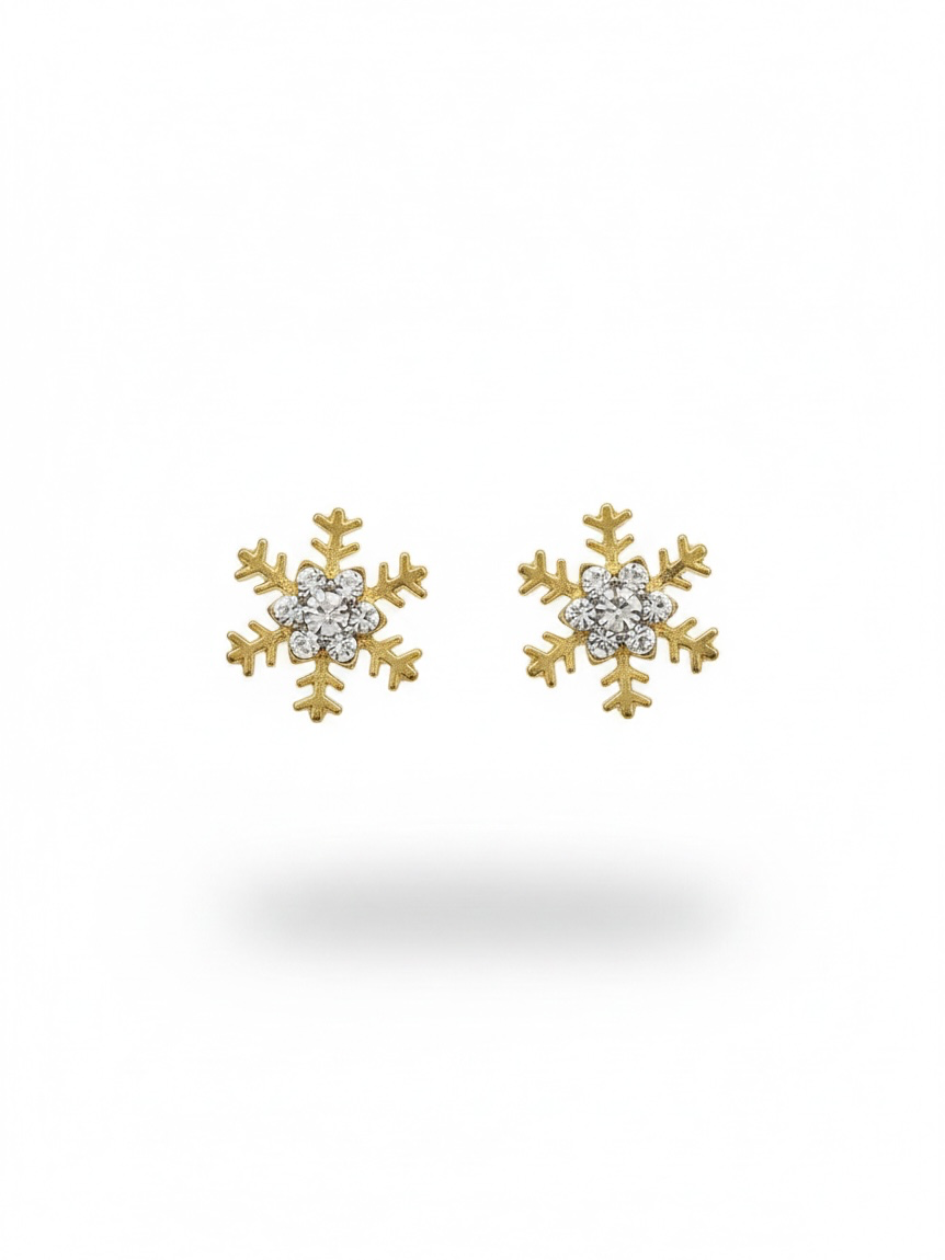Snowflake earrings ￼