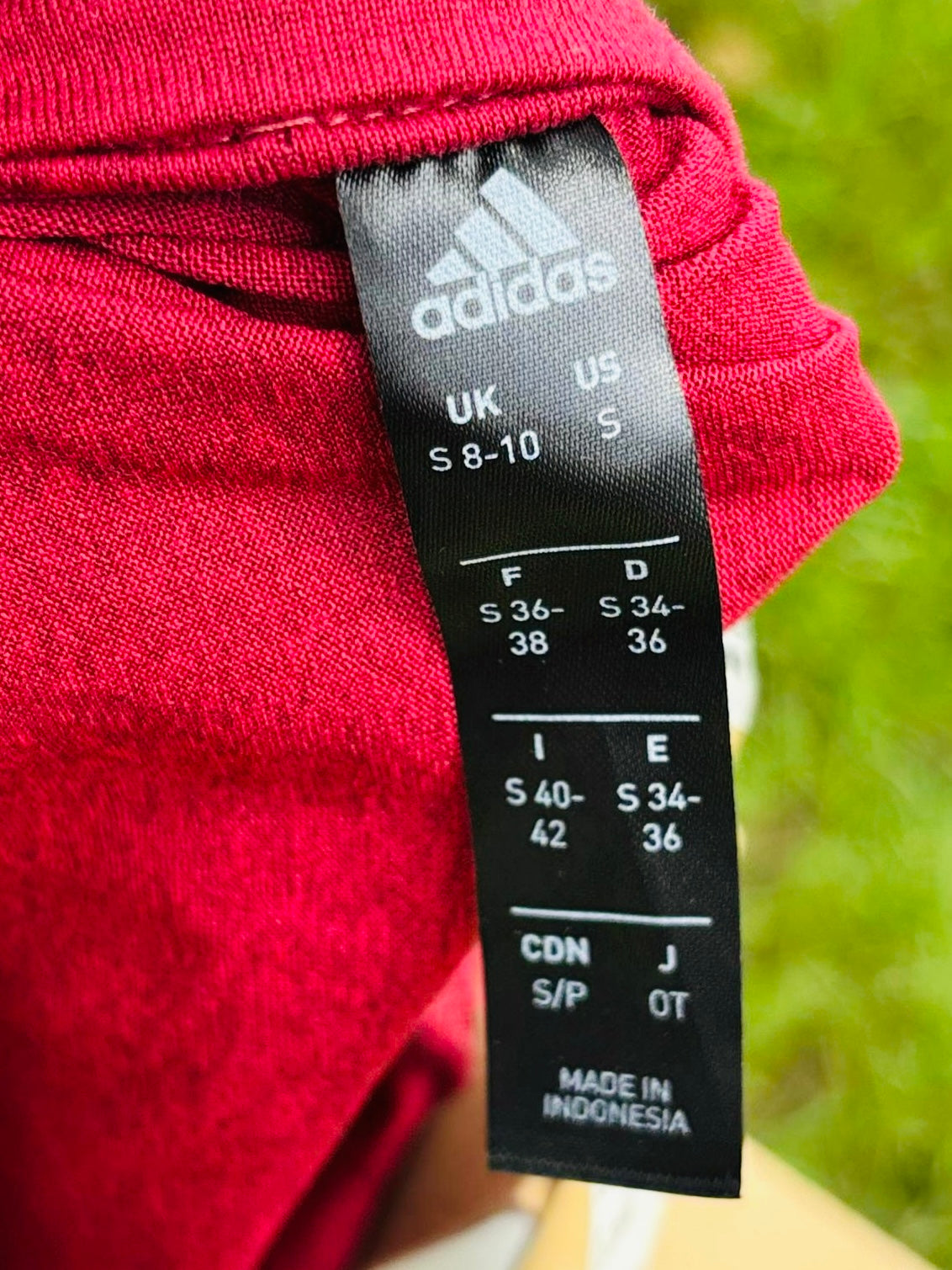 Adidas Burgundy athletic top