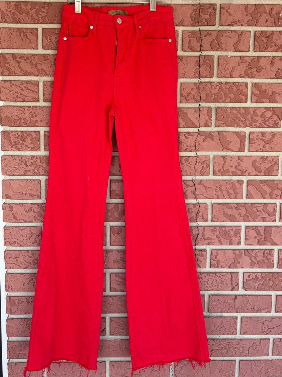 Judy Blues Red denim jeans