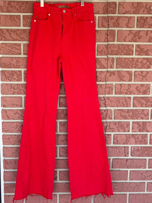 Judy Blues Red denim jeans