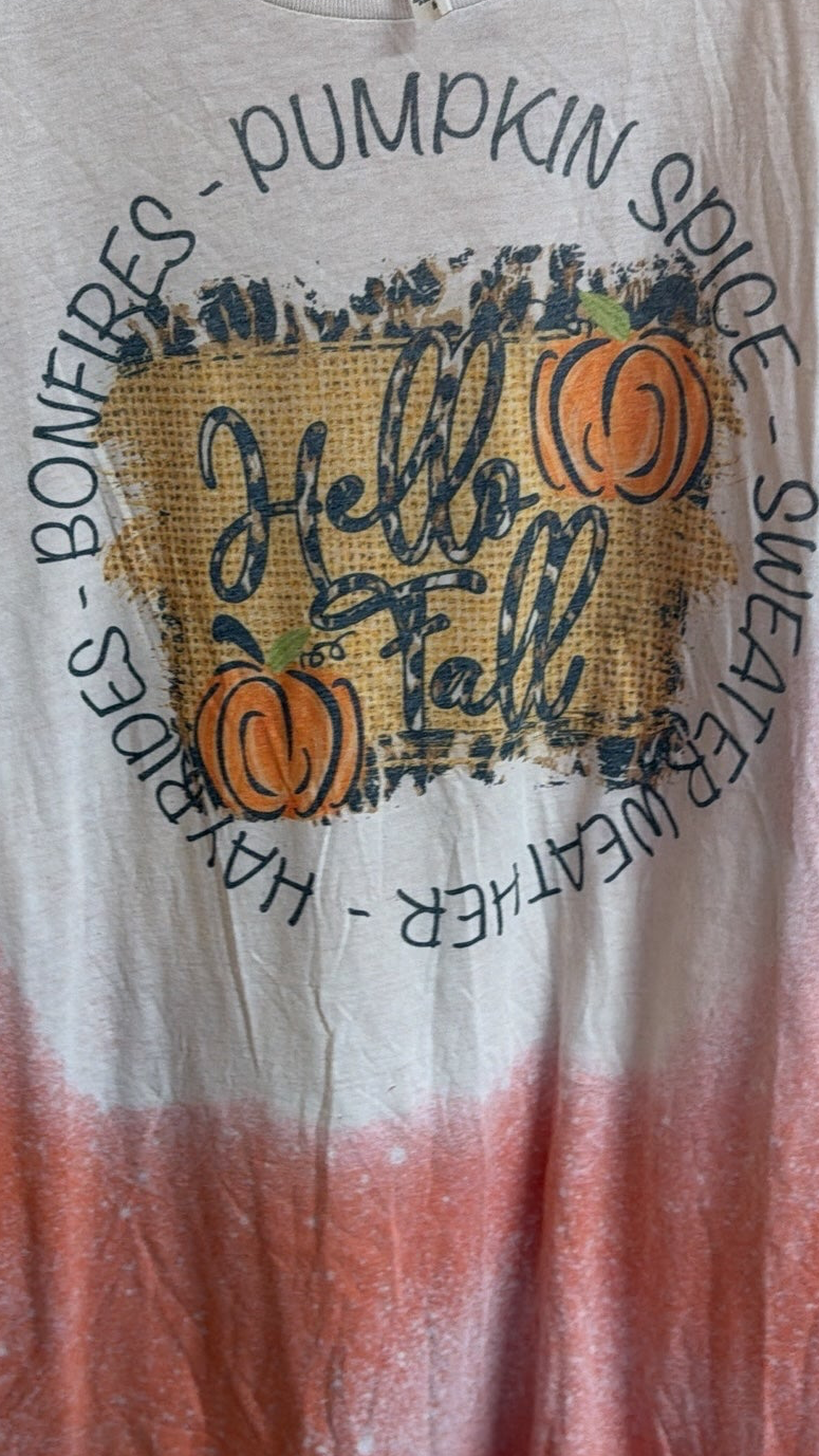 Hello fall Bella t-shirt