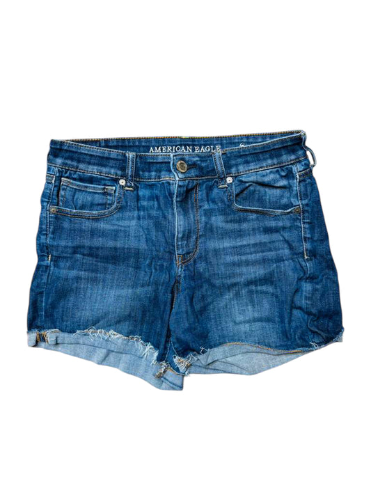 American Eagle dark denim shorts