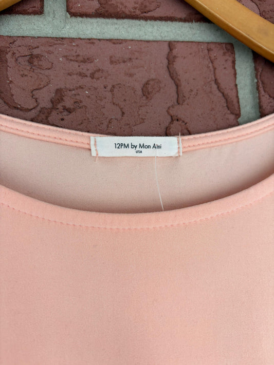 12pm by Mon Aini Peach Long Sleeve Top