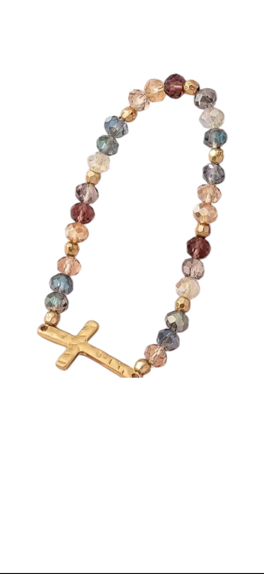 Cross Bracelet multi colors