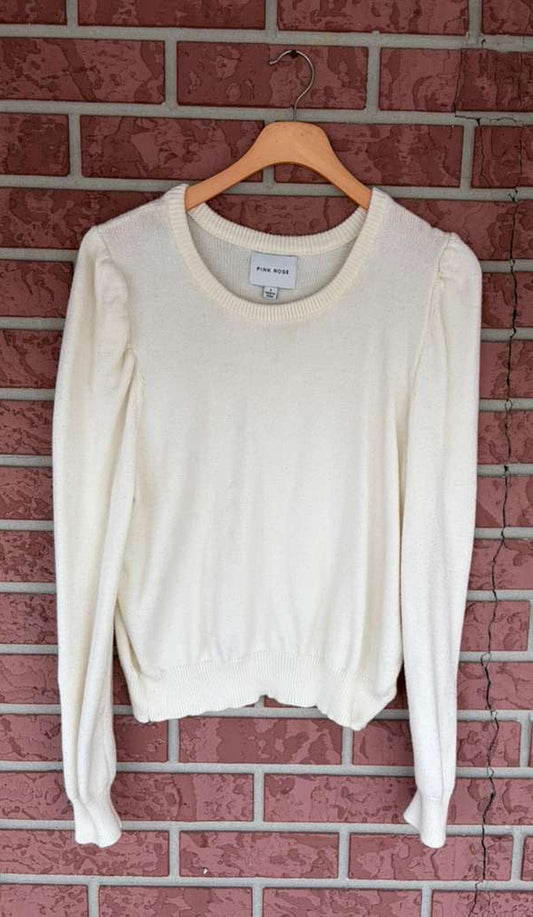 40077 Pink Rose White Top