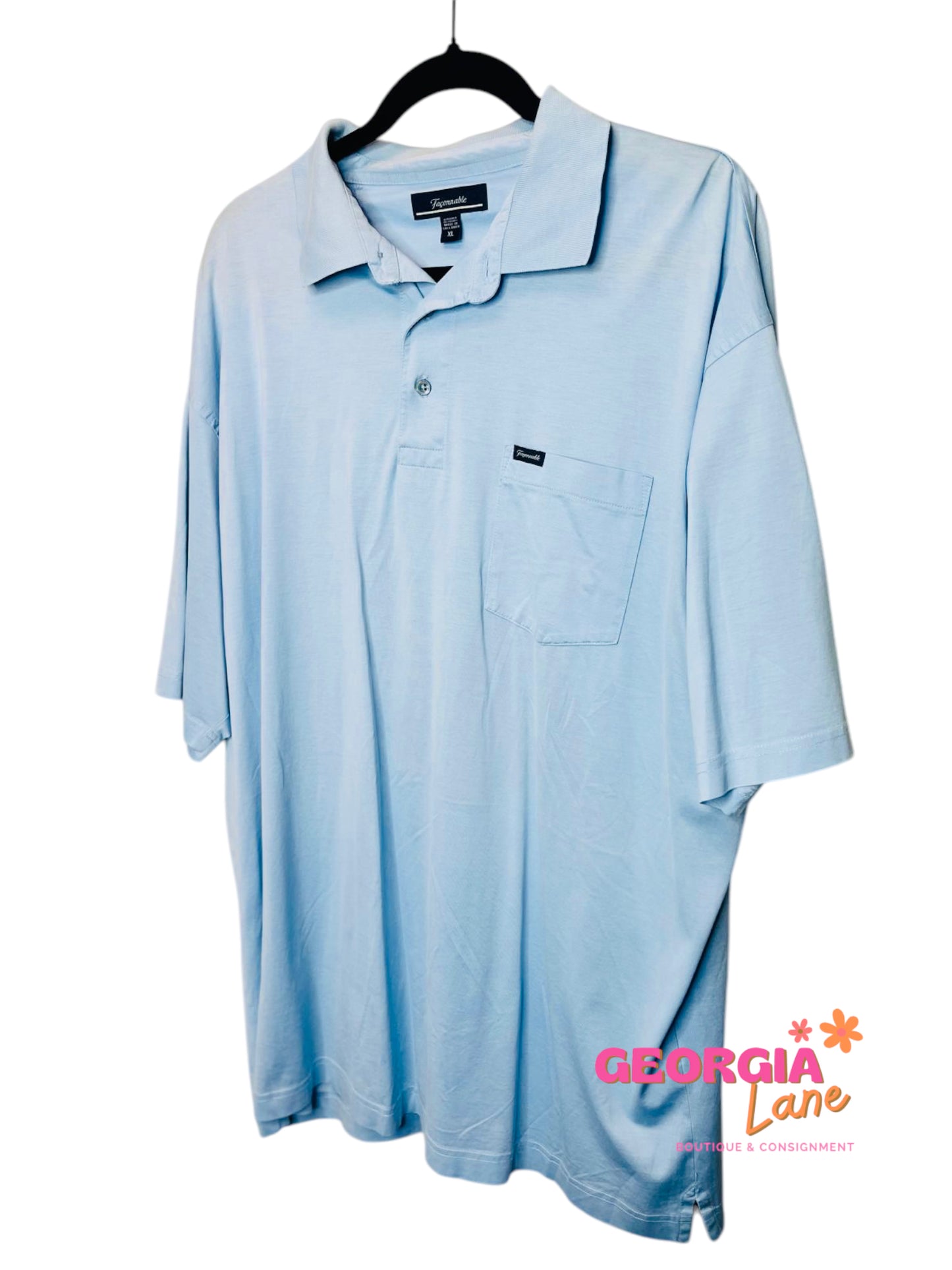Baby Blue Men’s Polo