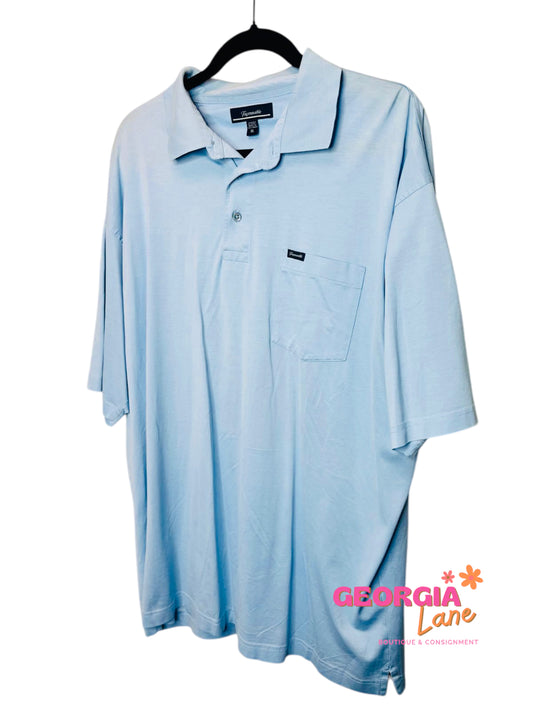 Baby blue polo men’s