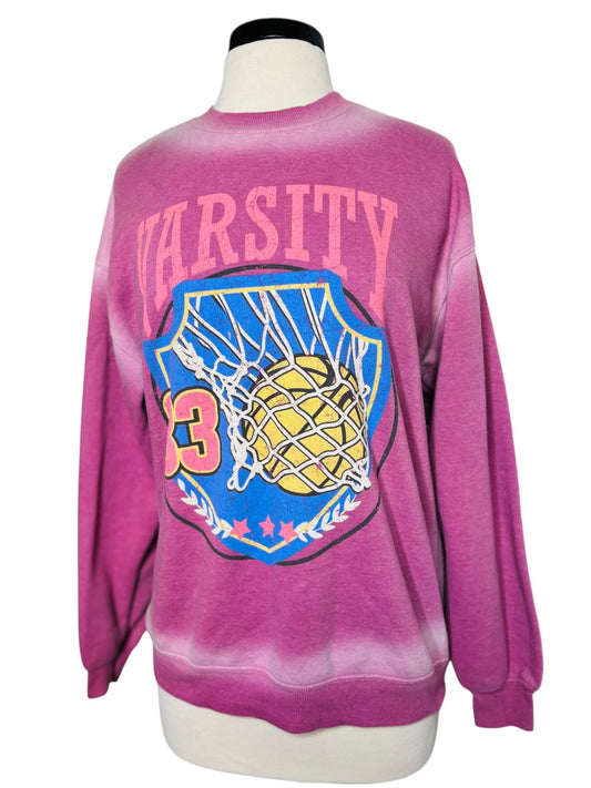 Colsie basketball pink sweatshirt