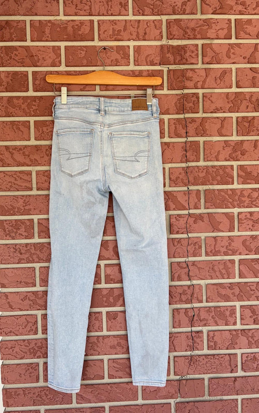 American Eagle Light Wash Straight Leg Jeans