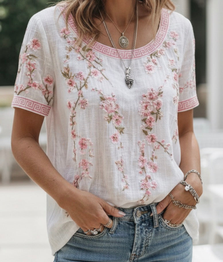 Pink Floral top