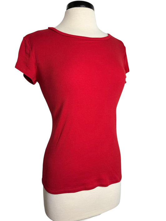 Liz Clabourne red top