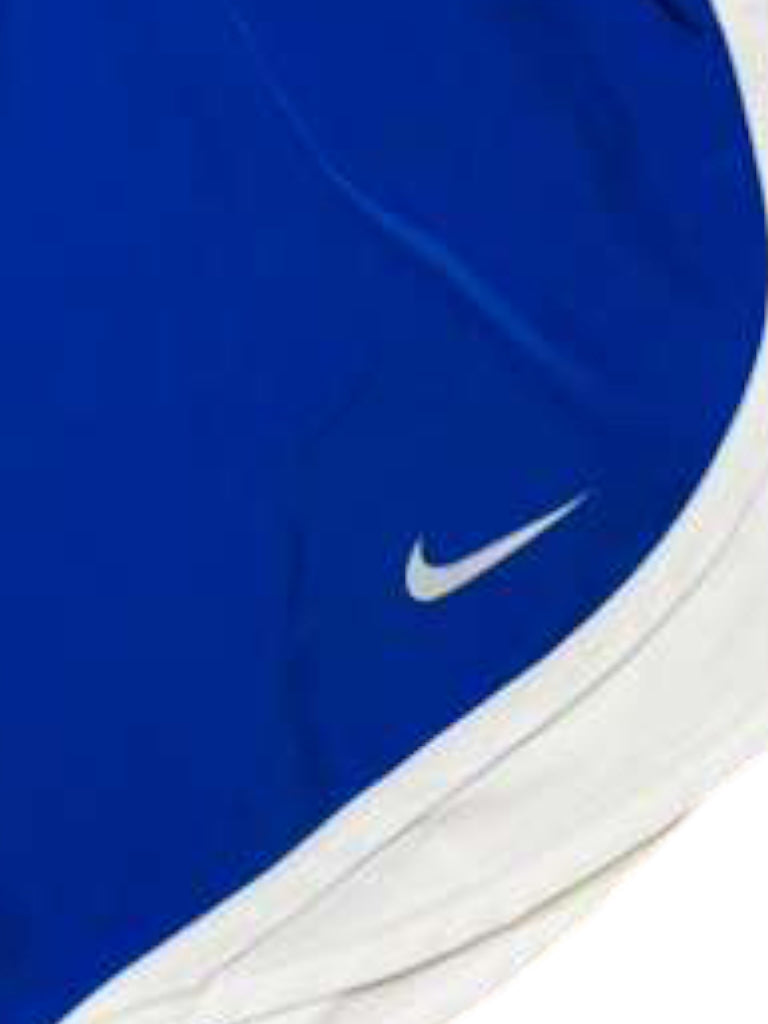Nike blue white athletic shorts