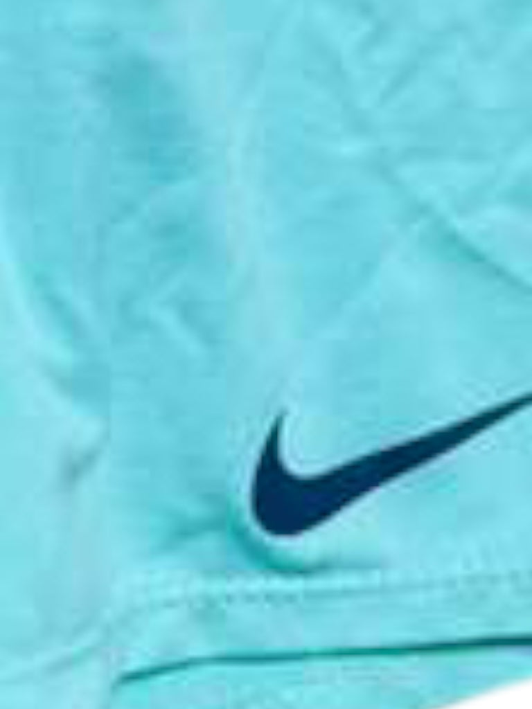 Nike blue shorts black waist