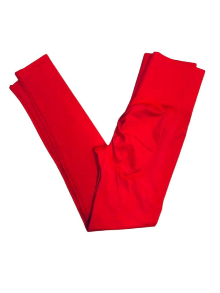 Red Scrunch leggings